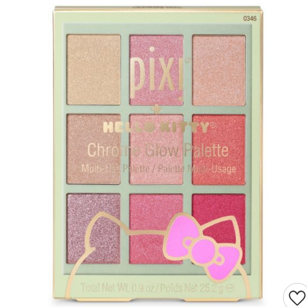 PIXI + HELLO KITTY CHROME GLOW PALETTE: CHARMING GLOW